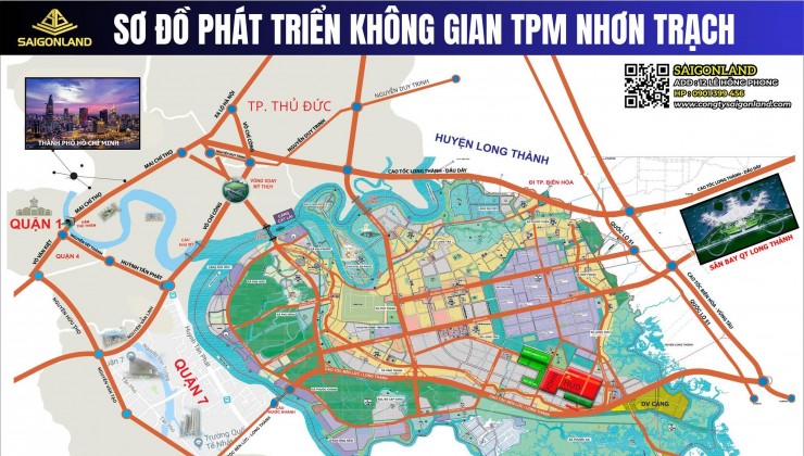 Đất nền sổ sẵn Nhơn Trạch Đồng Nai - Giá Tốt Chốt Nhanh. Saigonland Nhơn Trạch