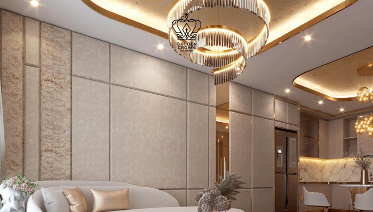 Sống trong tác phẩm nghệ thuật - Khám phá căn hộ 2PN tại Golden Crown Hải Phòng