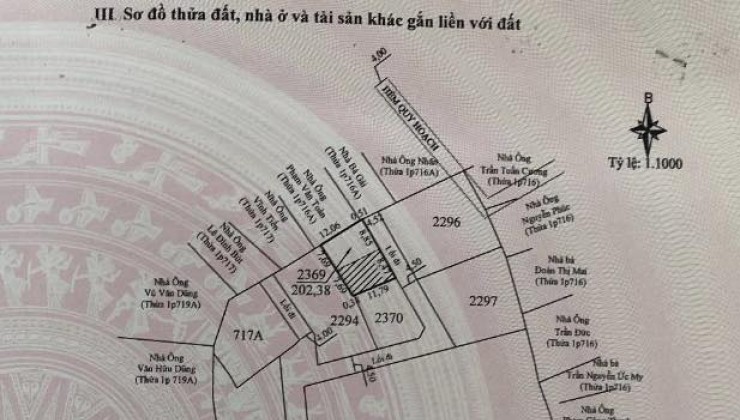 Đất biệt thự đường Vạn Hạnh Phường 8 Đà Lạt 202m2