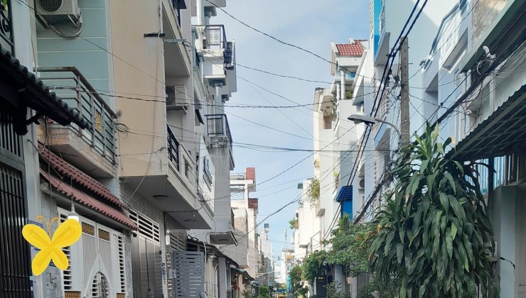 - 60M2 NGANG HƠN 4M - HOÀN CÔNG ĐỦ NHÀ MỚI ĐẸP 3 TẦNG KIÊN CỐ - HẺM XE HƠI 5M XỊN