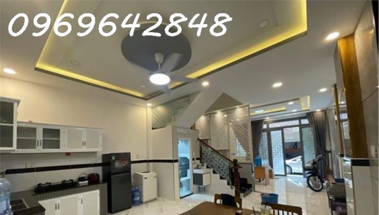 NHÀ TÂY LÂN BÌNH TÂN - 54M2 - 3 TẦNG MỚI ĐẸP 4PN - NGANG 5M TẶNG NỘI THẤT - HẺM 5M XE HƠI - NỞ HẬU TÀI LỘC