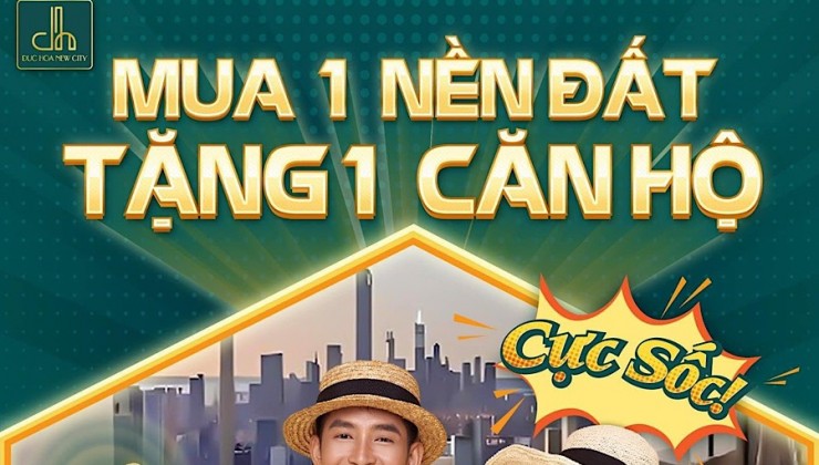 LÔ ĐẤT THỔ CƯ - NẰM GIỮA CHỢ VÀ THỊ TRẤN ĐỨC HÒA