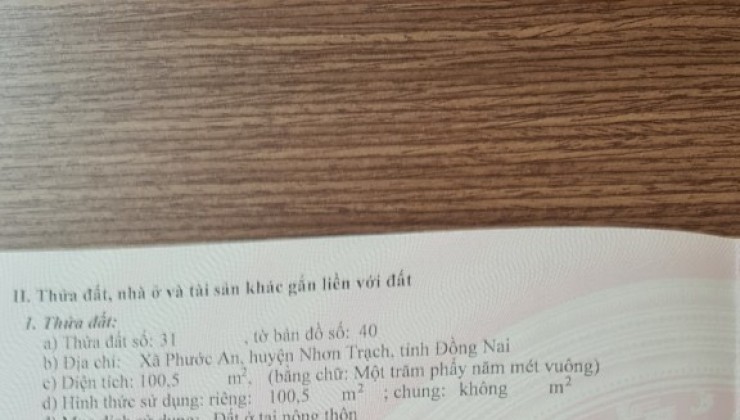 CƠ HỘI SỞ HỮU NGAY NỀN NHÀ PHỐ DỰ ÁN XDHN NHƠN TRẠCH VỚI GIÁ ĐÁY TẠI CTY SAIGONLAND