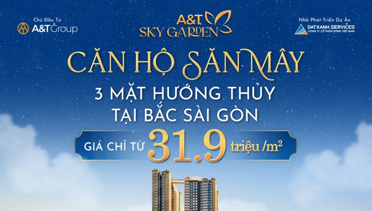 Căn hộ A & T Sky Garden Thuận An CK tới 3 Chỉ Vàng