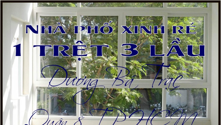 Nhà phố xinh 1 trệt 3 lầu Lê Thị Riêng Bến Thành Quận 1 TP.HCM