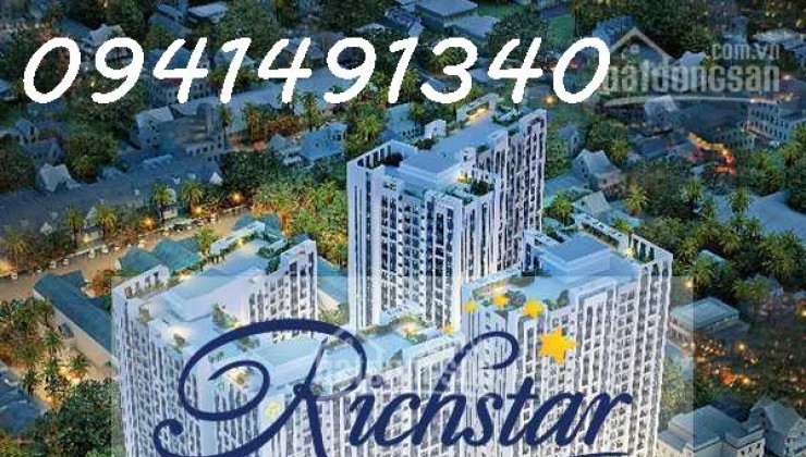 Richstar Novaland: 60m2=1PN=11tr, 75m2=2PN=13tr, 84m2=3PN=15tr