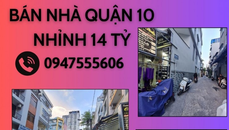 Bán Nhà Quận 10 Nhỉnh 14 Tỷ, Đường 3 Tháng 2, Diện Tích 118m², Kinh Doanh Lợi Nhuận Cao