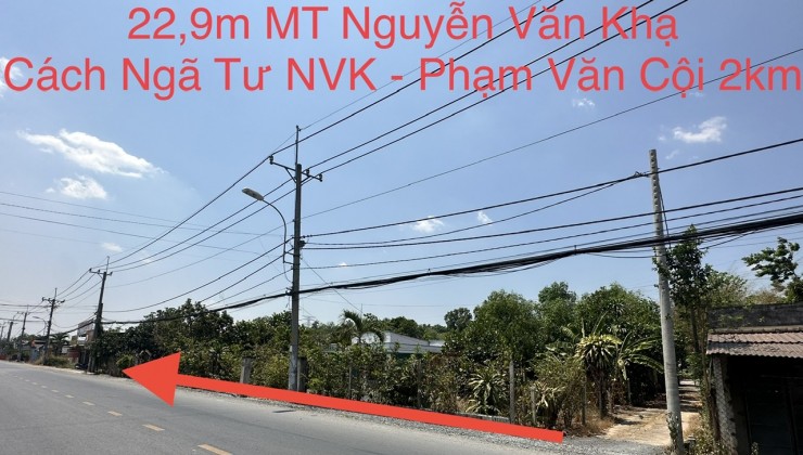 Bán đất thổ cư Mặt tiền đường Nguyễn Văn Khạ