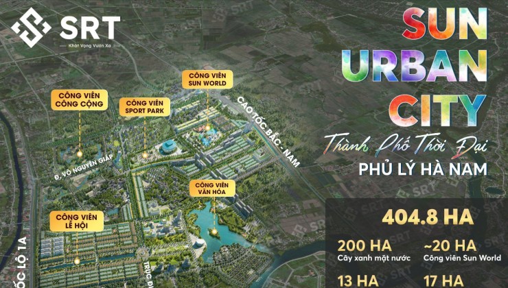 5 Lý do nên đầu tư vào Sun Urban City Hà Nam thời điểm hiện tại, giá gốc Giai đoạn 1