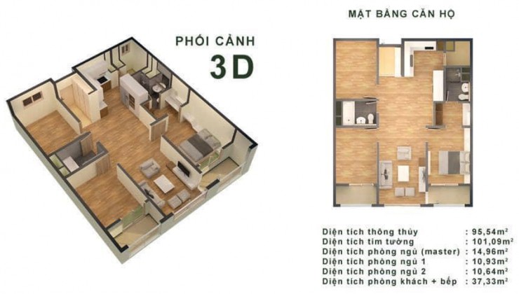 Em cần bán quỹ căn 2PN-3PN toà CT4 & CT7 Booyoung Vina - Mỗ Lao - Hà Đông