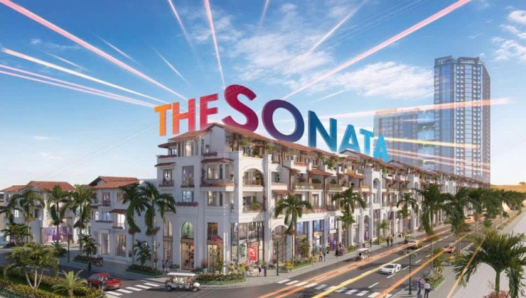 Biệt thự, shophouse The Sonata Đà Nẵng, tổ hợp 3ha mặt tiền sông Hàn, CK 16% - 18% (Sổ đỏ lâu dài)