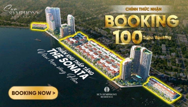 Chính thức nhận booking The Sonata chuỗi Townhouse, villa đẳng cấp bậc nhất Đà Thành