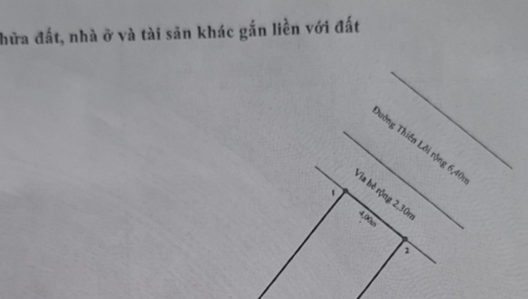 Bán nhà mặt đường Thiên Lôi vị trí đông đúc ngày đêm, 92m 2 tầng GIÁ 9.5 tỉ