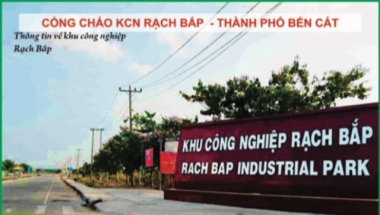 NHÀ MẶT TIỀN ĐƯỜNG VÀO KCN RẠCH BẮP GIÁ 1.6 TỈ 117,4M2. LH NGAY 0979343478.