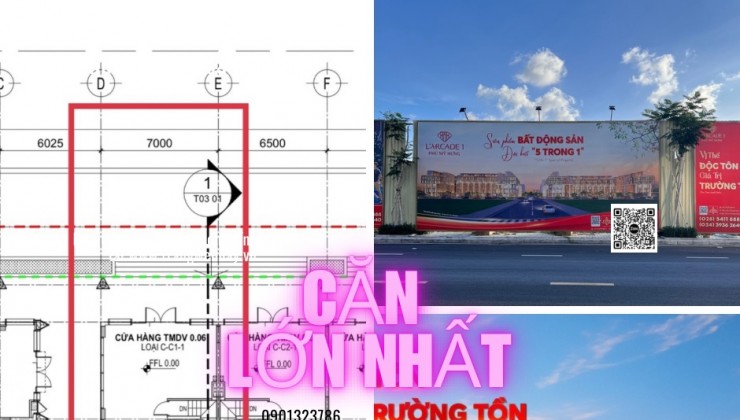 Căn Lớn nhất dự án The Larcade Phú Mỹ Hưng. Nhận thông tin ngay 0901323786