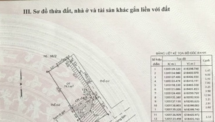 Chính chủ bán 153m2 đất MT Long Sơn P.Long Bình Thủ Đức SHR 4,8 tỷ .Lh:0986024934.