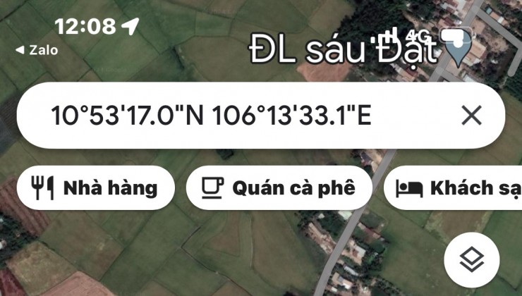 Bán lô đât đẹp 800m2 thổ cư ấp Voi, xã Mỹ Thạnh Tây, Đức Huệ, Long an