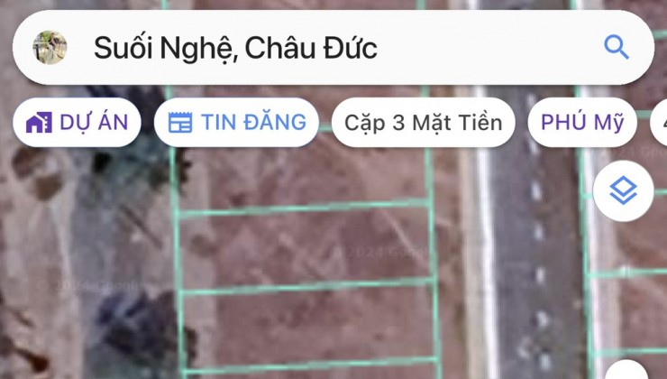 Chủ bán lô đất kp suối nhum, gần cty may thiên tường ,đường bê tông xe hơi, phường hắc dịch ,tx phú mỹ