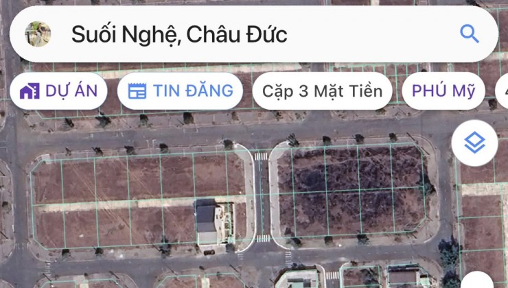 Chủ bán lô đất kp suối nhum, gần cty may thiên tường ,đường bê tông xe hơi, phường hắc dịch ,tx phú mỹ