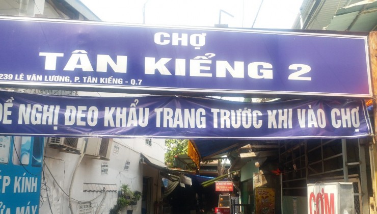 BÁN NHÀ MẶT TIỀN CHỢ TÂN KIỂNG 2 - TIỆN KINH DOANH VÀ Ở - GIÁ CHỈ 1.5 TỶ. Lh:0913747688