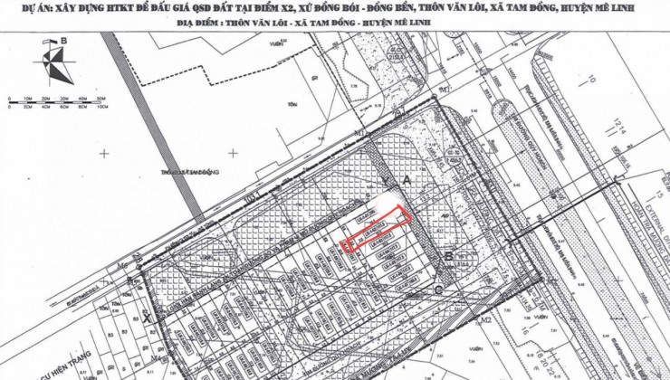 HÓT HÓT HÓT  LÔ ĐẤT ĐẤU GIÁ MẶT ĐƯỜNG 100 VỈA HÈ RỘNG TẠI X2 VĂN LÔI- TAM ĐỒNG- MÊ LINH – VỊ TRÍ VÀNG TẠI TRỤC CHÍNH ĐƯỜNG MÊ LINH.