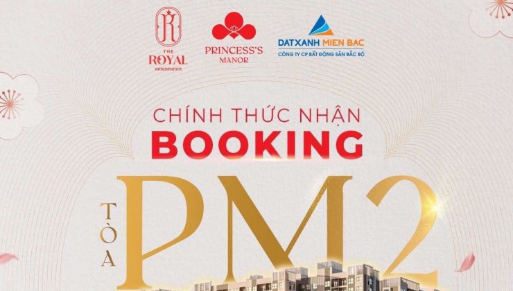 BOOKING PM2 - THE ROYAL RESIDENCES - VINHOMES STAR CITY. TIỀM NĂNG SỐ 1 THANH HÓA. HOTLINE: 0966 343 969