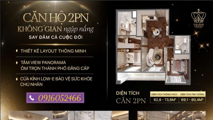 SỐNG SANG - SỐNG ĐẲNG CẤP tại Golden Crown Hải Phòng