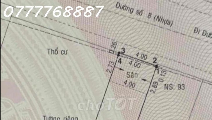 Bán nhà MT kinh doanh chợ Đo Đạc An Phú quận 2 - Cách Trần Não 500m