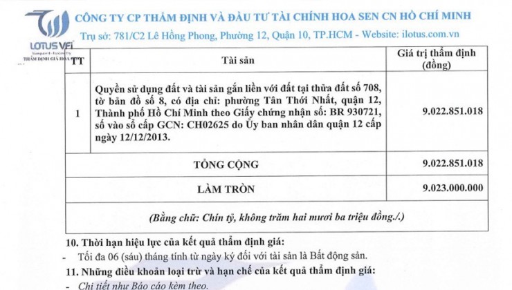 NGỘP BANK ĐỊNH GIÁ 9T BÁN 6T (CÒN BỚT) NHÀ 136M2 (5.5X 26M) TÂN THỚI NHẤT 02, Q12.