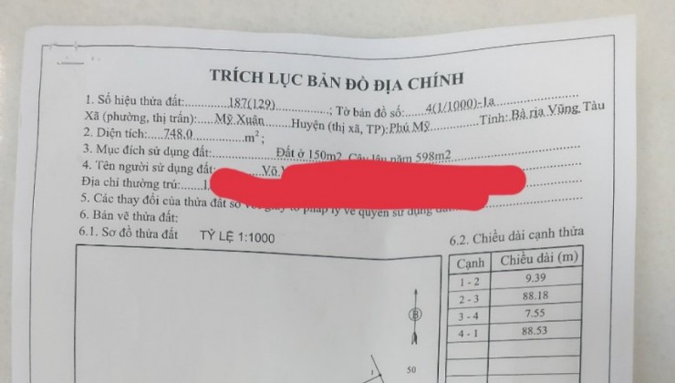 Chủ cần bán nhà xưởng mặt tiền ql 51 mỹ xuân tp phú mỹ