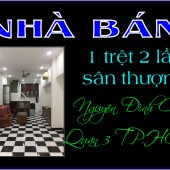 Hạ giá cần bán nhanh nhà phố 1 trệt 2 lầu Nguyễn Đình Chiểu Quận 3 TP.HCM