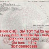 ĐẤT CHÍNH CHỦ - GIÁ TỐT Tại Xã An Ngãi, Huyện Long Điền, Tỉnh Bà Rịa - Vũng Tàu