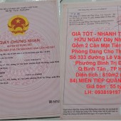 GIÁ TỐT - NHANH TAY SỞ HỮU NGAY Dãy Nhà Trọ Gồm 2 Căn Mặt Tiền và 20 Phòng Đang Cho Thuê Tại Q. Bình Tân , TP HCM