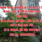 Chính chủ cần bán gấp 2 mảnh đất Xã Hải Cường, Hải Hậu, Nam Định.