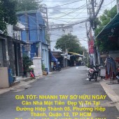 GIÁ TỐT- NHANH TAY SỞ HỮU NGAY  Căn Nhà Mặt Tiền  Đẹp Vị Trí Tại Quận 12, TP HCM