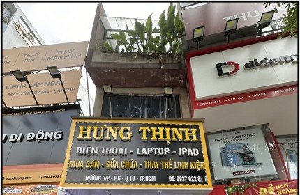 Nhà phố tiện kinh doanh 3.4 x 15.5m mặt tiền 3/2 Quận 10 TP.HCM