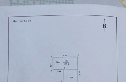 BÁN NHÀ KIM NGƯU - HAI BÀ TRƯNG - 105M - LÔ GÓC, 3 THOÁNG, 3 BƯỚC RA PHỐ