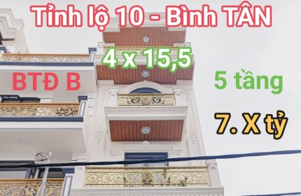 NHÀ ĐẸP 2 TẦNG - TÂN KỲ TÂN QUÝ - BÌNH TÂN - 60M2 - Nhỉnh 6 TỶ