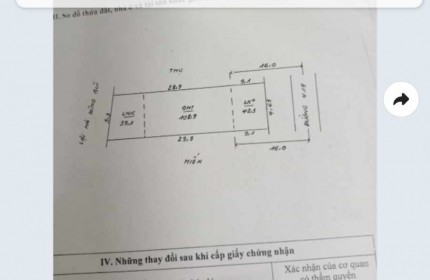 MẶT ĐƯỜNG 419 - hiếm nhất  bán chỉ 2x triệu /m nhanh tay lên NĐT
Tại đồng phú - Chương mỹ - Hà nội 
Diện Tích 148m/2
Mặt Tiền 4,65 Hậu 5.30  nở hậu