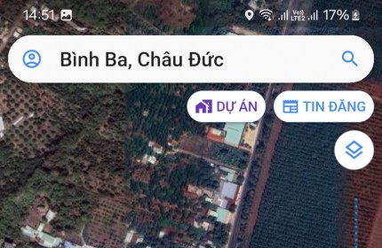 Chủ cần bán 640 mv 100 thổ cư , mặt tiền nhựa cách ql 56 190m