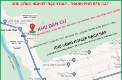 NHÀ MẶT TIỀN ĐƯỜNG VÀO KCN RẠCH BẮP GIÁ 1.6 TỈ 117,4M2. LH NGAY 0979343478.