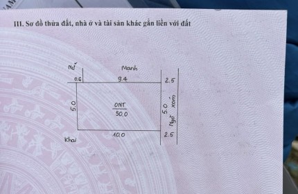 hàng đẹp nhỏ xinh vừa túi tiền 
50m full thổ - đường xe tải chỉ nhỉnh 1 tỷ 
- ngay chợ lam điền , chương mỹ 
- cách thị trấn chúc sơn chỉ 2km 
Liên