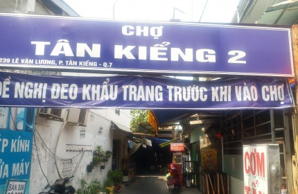 BÁN NHÀ MẶT TIỀN CHỢ TÂN KIỂNG 2 - TIỆN KINH DOANH VÀ Ở - GIÁ CHỈ 1.5 TỶ. Lh:0913747688