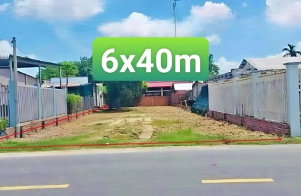 Thanh lý gấp lô đất 6x40m thổ cư, sổ hồng riêng ngay khu dân cư đại Nam