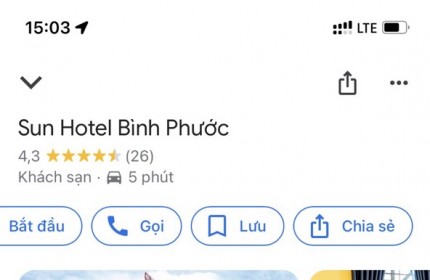 Bán khách sạn đang cho thuê ngay TTTP đồng xoài Bình Phước 225m2 SHR 13.5 tỷ.  Lh:0978077345.