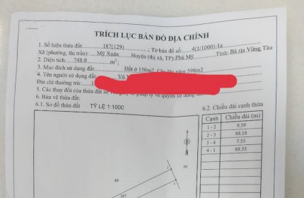 Chủ cần bán nhà xưởng mặt tiền ql 51 mỹ xuân tp phú mỹ