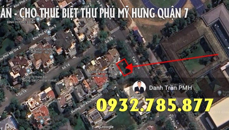 Lô đất góc Nam Đô 2 Phú Mỹ Hưng Quận 7 Gía 52 Tỷ LH 0932785877 Danh Trần PMH