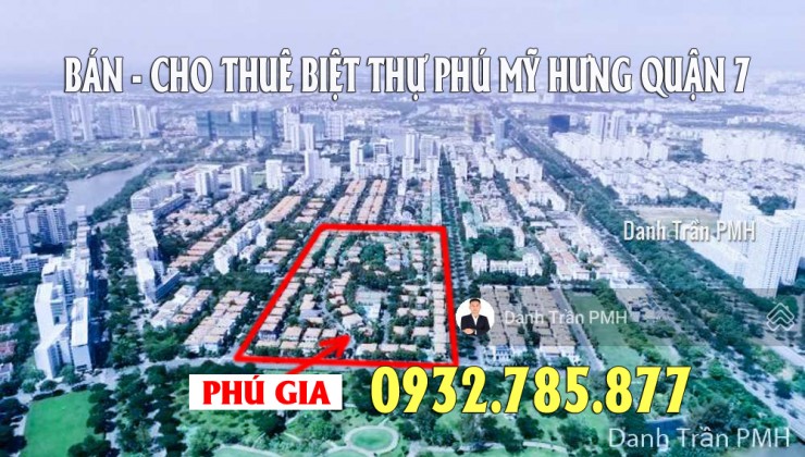 Siêu khu VIP 99 căn Biệt Thự Phú Gia Phú Mỹ Hưng, Q.7 từ 80 tỷ LH 0932785877 Danh Trần PMH