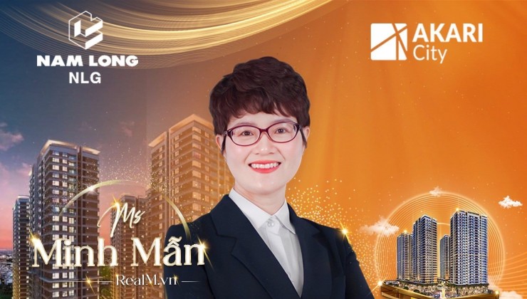 Cho thuê căn hộ Akari City Nam Long. Võ Văn Kiệt gần Quận 8. Nhà mới 100%. LH: 0907404455