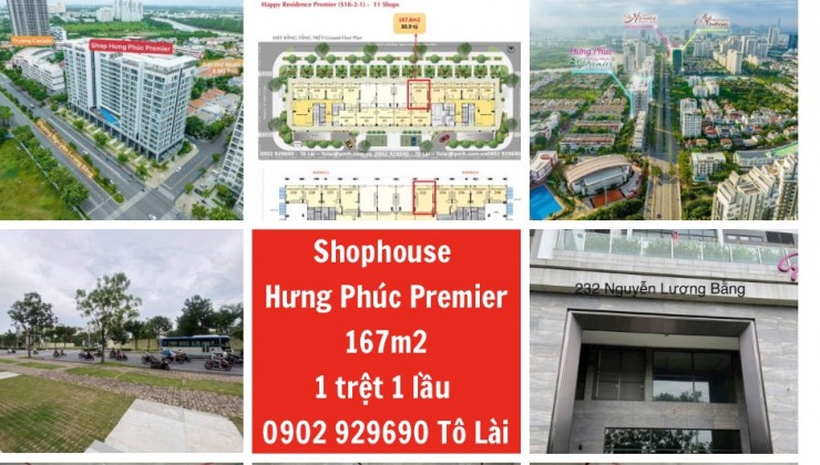 Shophouse Khối Đế Dự Án Hưng Phúc Premier - Mặt Tiền Đường Nguyễn Lương Bằng. Gọi 0902929690